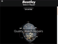Tablet Screenshot of bentleywatchrepair.com